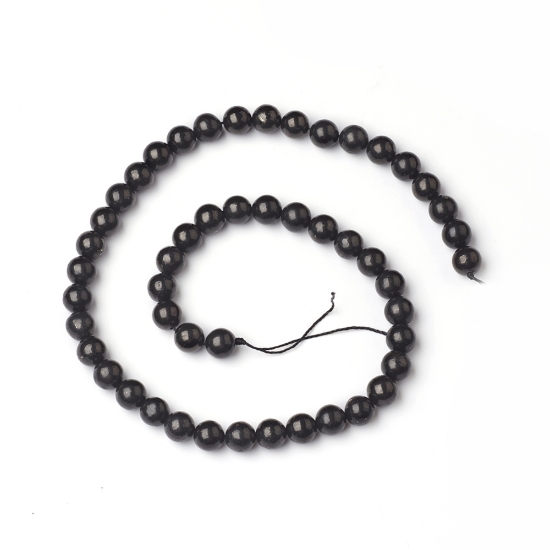 Picture of Shungite bead 8mm round x38cm 