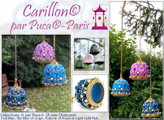 Picture of X-Mas Edition KIT - Bells « Carillon » © par PUCA®  Set of 3.