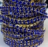 Picture of Strass Brass Chain 2.2mm Sapphire  x1m 