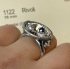 Picture of B & B Benbassat Ring adjustable Setting 16mm rivoli Silver Plated x1