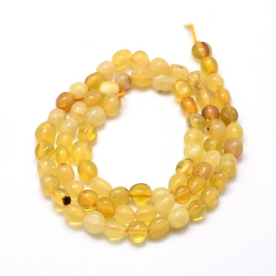 Picture of Yellow Opal bead Nuggets x38cm