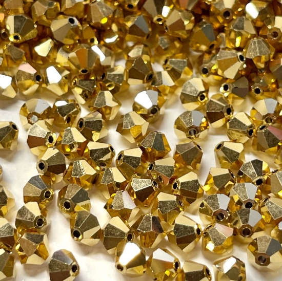 Picture of Preciosa Bead Rondell 5mm Crystal Aurum Full x24