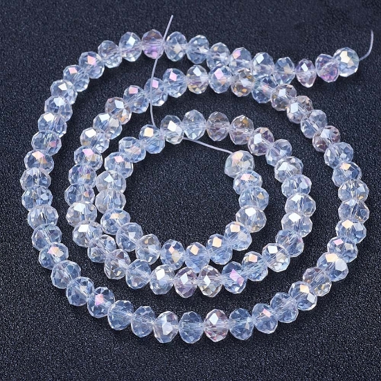 Picture of Faceted Rondelle bead 2mm Crystal AB x150 