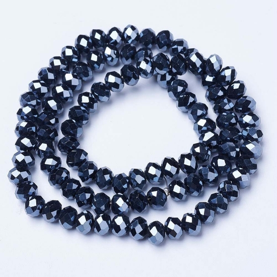 Picture of Faceted Rondelle 2x3mm Antraciet Luster x34cm