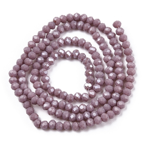 Picture of Faceted Rondelle 2x3mm Mauve Luster x34cm