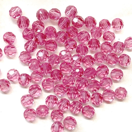 Picture of Swarovski 5000 round 4mm Rose x100