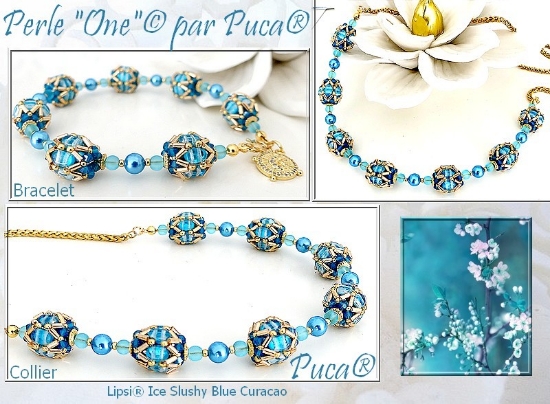 Picture of Beaded Bead "Perle One" par Puca – Instant Download or Printed Copy