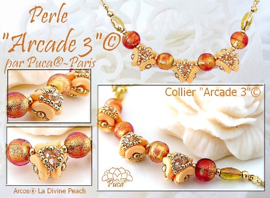 Picture of Beaded Bead "Perle Arcade 3" par Puca – Instant Download or Printed Copy