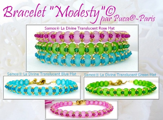 Picture of KIT - Bracelet « Modesty » © par PUCA® – Red x1