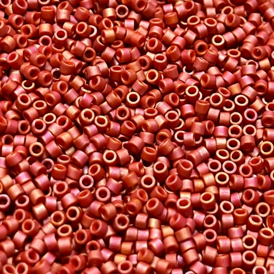 Picture of Miyuki Delica 11/0 DB2306 Mat Opaque Glazed Carnelian AB x10g