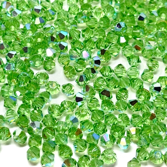 Picture of Preciosa Bead Rondell 3mm Peridot AB x100