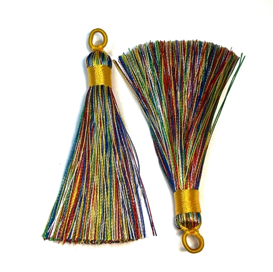 Picture of Tassel 80mm Golden Mix x1