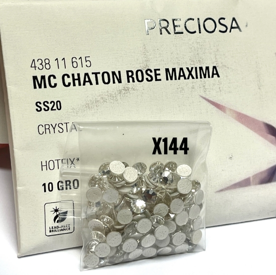 Picture of Preciosa Chaton Rose Maxima SS20 - 4,8mm Crystal HotFix x144