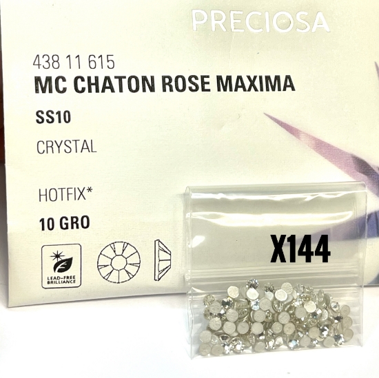 Picture of Preciosa Chaton Rose Maxima SS10 - 2,8mm Crystal HotFix x144