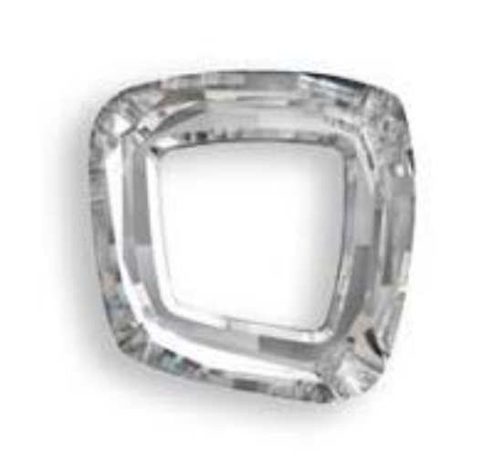 Picture of Swarovski 4437 Cosmic Square Ring 14mm Crystal x1