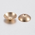 Picture of Stainless Steel Bead Cap 8mm 18kt Gold Plated x20