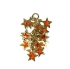 Picture of Star Cluster 32x16mm Gold Plated Orange x1