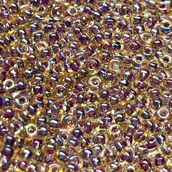 Picture of Miyuki Rocaille 11/0 342 Amethyst Lined Light Topaz AB x10g