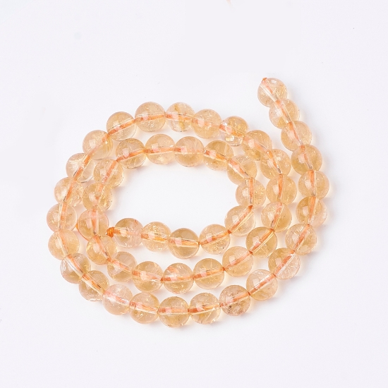 Picture of Citrine bead 6mm round x38cm