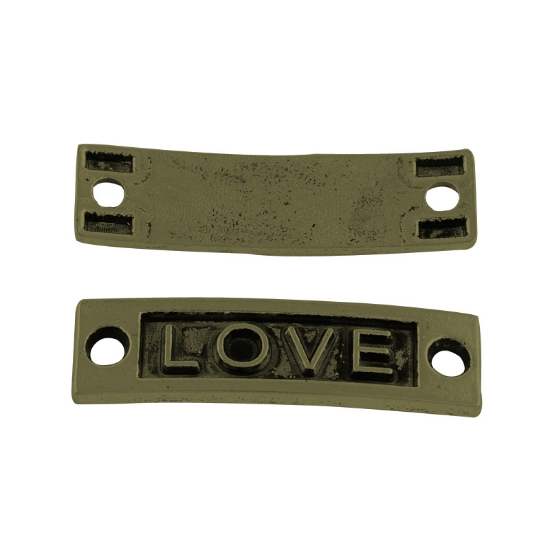 Picture of Connector "Love" 35x9mm Bronze x10