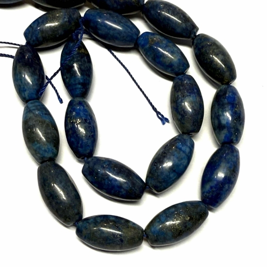 Picture of Lapis Lazuli bead  20x10mm oval  x38cm