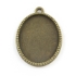 Picture of Pendant setting 25x18mm oval Bronze x10