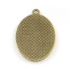 Picture of Pendant setting 25x18mm oval Bronze x10