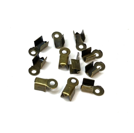 Picture of Cord End fold-over Ø2-3mm Bronze x100