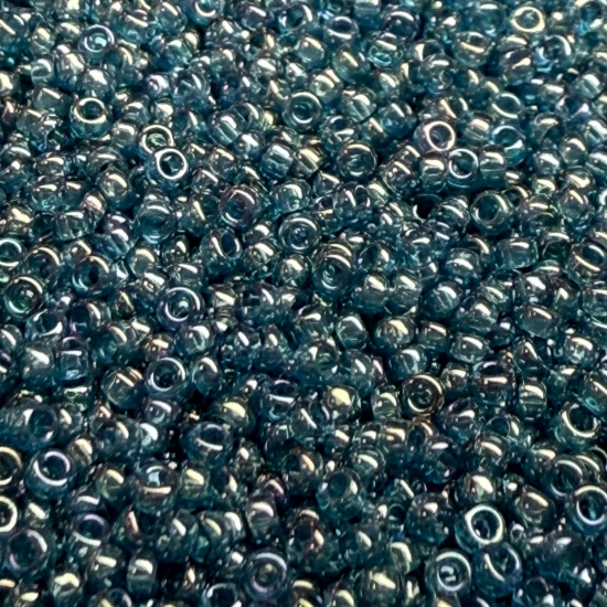 Picture of Miyuki Seed Beads 15/0 305 Montana Blue Gold Luster x10g