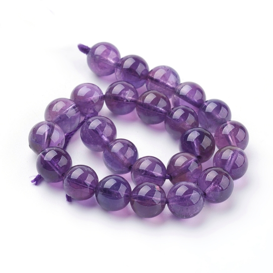 Picture of Amethyst bead 8mm round x24