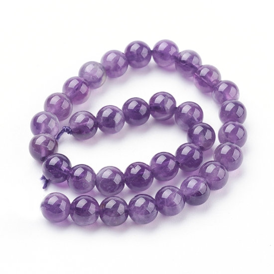 Picture of Amethyst bead 6mm round x32