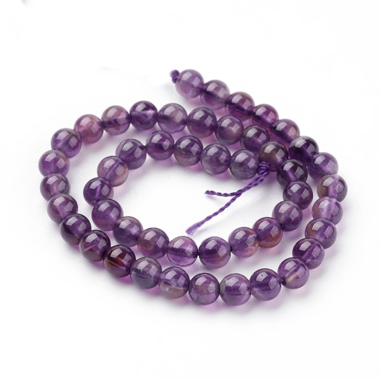 Picture of Amethyst bead 4mm round x46