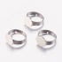 Picture of Stainless Steel Ring flat pad 12mm round x10