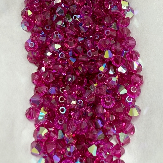 Picture of Preciosa Bead Rondell Fuchsia AB