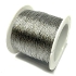 Picture of Metallic Polyester Braided Thread 0,4mm Silver x50m