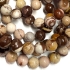 Picture of Zebra Jasper bead 6mm round x38cm