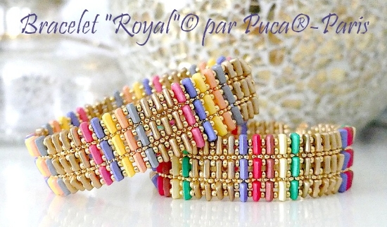 Picture of KIT - Bracelet « Royal » © par PUCA® – Pastel Color Mix  x1