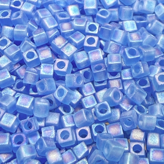 Picture of Miyuki Cubes 1.8mm 150FR Sapphire Mat AB x10g