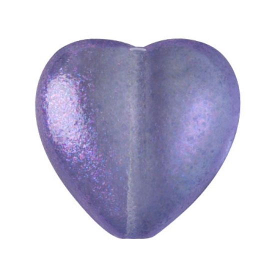 Picture of Hearts 16x15mm Candy Blueberry x5