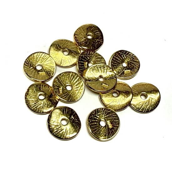 Picture of Gold Vermeil Spacer Bead 8x0.8mm disc x1