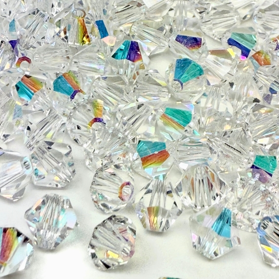Picture of Preciosa Bead Rondell 6mm Crystal AB x24 