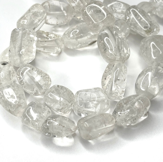 Picture of Quartz crystal (natural) Square barrel 20x16mm x40cm 