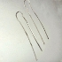 Picture of 925 Silver Ear Thread 7.5cm x2
