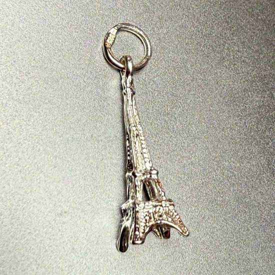 Picture of 925 Silver Charm 24x10mm Eifel Tower w/ ring x1