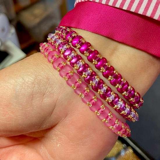 Picture of KIT - Bracelet « Modesty » © par PUCA® – Rose x1