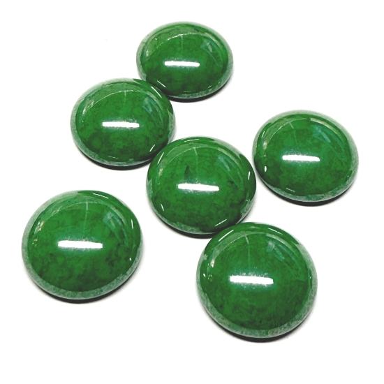 Picture of Cabochons par Puca® 18mm Opaque Green Luster x1
