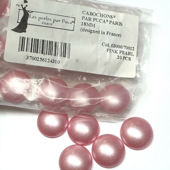 Picture of Cabochons par Puca® 18mm Pink Pearl x1